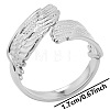 Stainless Steel Wing Open Cuff Ring for Unisex BT5137-1-1