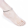 Glass Seed Beads Anklets AJEW-AN00277-03-4