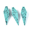 Synthetic Turquoise Pendants G-N362-22C-1