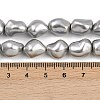 Electroplated Shell Pearl Beads Strands BSHE-H113-05B-4