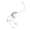 Moon & Star Alloy Hanging Ornaments HJEW-TADJ0023-2
