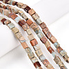 Natural Shoushan Stone Beads Strands G-N346-05A-04-1