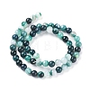 Natural Striped Agate/Banded Agate Beads Strands X-G-G582-6mm-48-2