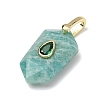 Natural Amazonite Pendants GG-CBA5FCC-01G-01-2
