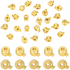 80Pcs Brass Crimp Beads KK-BBC0025-89G-1