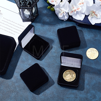 Velvet Badge Storage Gift Boxes CON-WH0086-129B-1