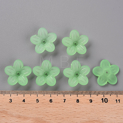 Frosted Acrylic Bead Caps MACR-S371-08A-733-1