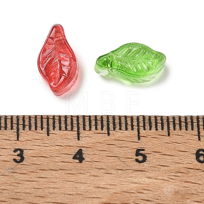 Baking Paint Transparent Glass Beads GL-CBA7B2B-05-1