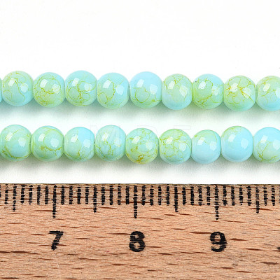 Baking Paint Glass Beads X1-DGLA-N003-4mm-C04-1