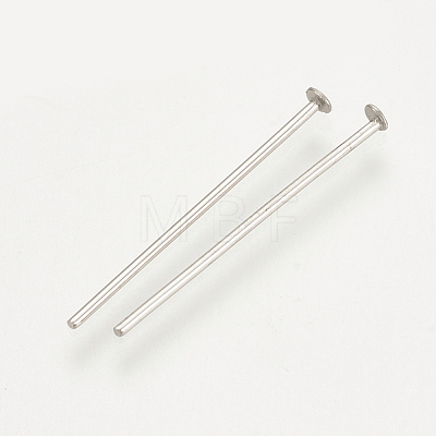 304 Stainless Steel Flat Head Pins STAS-S076-75-20mm-1