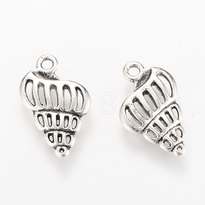 Tibetan Style Alloy Pendants X-TIBEP-Q064-42AS-RS-1