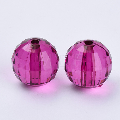 Transparent Acrylic Beads TACR-Q254-8mm-V65-1