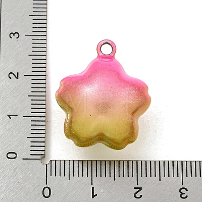 Brass Bell Pendants KK-B086-02E-1