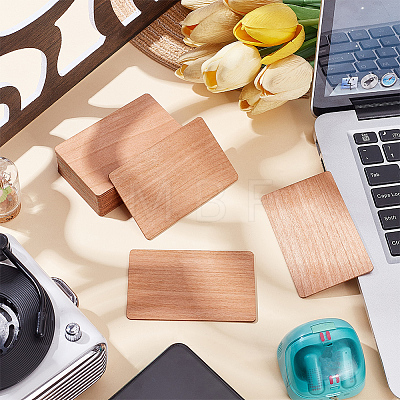 20Pcs Unfinished Wood Card Sheet WOOD-OC0004-48B-1