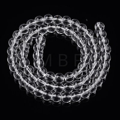 Transparent Glass Beads Strands GLAA-T032-T8mm-13-1