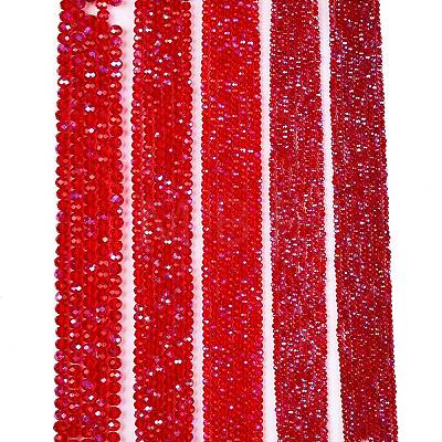 Electroplate Glass Beads Strands EGLA-A044-T2mm-L01-1