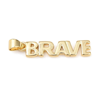 Brass Pendants KK-C162-054B-G-1