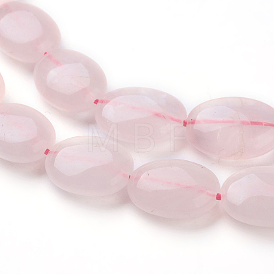 Natural Rose Quartz Beads Strands G-G731-14-16x12mm-1