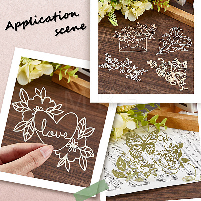 3 Sets 3 Styles Vintage Lace Cut Scrapbook Paper Pads DIY-GF0011-40-1
