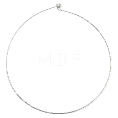 Brass Necklace Making NJEW-H081-S-1
