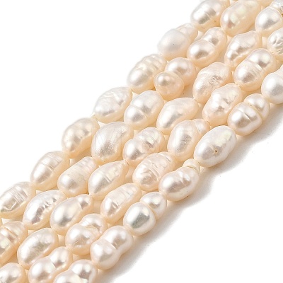 Natural Cultured Freshwater Pearl Beads Strands PEAR-I007-01P-03B-1