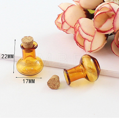Miniature Glass Bottles MIMO-PW0001-035F-1