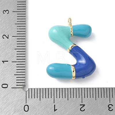 Brass Enamel Pendants KK-E093-03G-Z-01-1