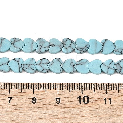 Synthetic Turquoise Beads Strands G-M403-A55-02-1