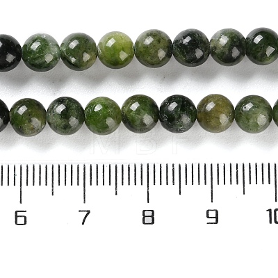 Natural Green Diopside Beads Strands G-NH0031-01A-1