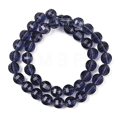 Faceted Round K9 Glass G-M182-10mm-20A-1