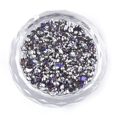 Plated Glass Seed Beads SEED-S016-13-1