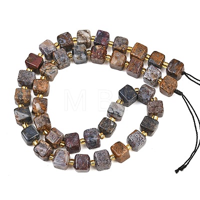 Natural Pietersite Beads Strands G-F832-A10-01-1