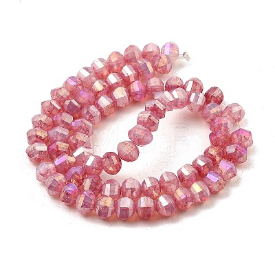 Imitation Jade Glass Beads Strands GLAA-P058-03A-01-1