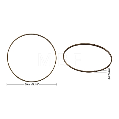 Brass Linking Rings LS-X-EC18730mm-NFAB-1