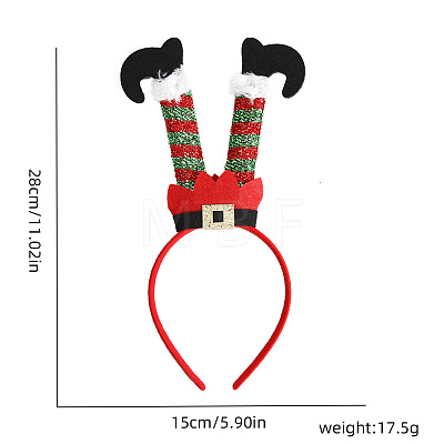 Christmas Plastic Hair Bands PW-WGEA057-05-1