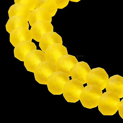 Transparent Glass Beads Strands X-EGLA-A034-T4mm-MD17-1