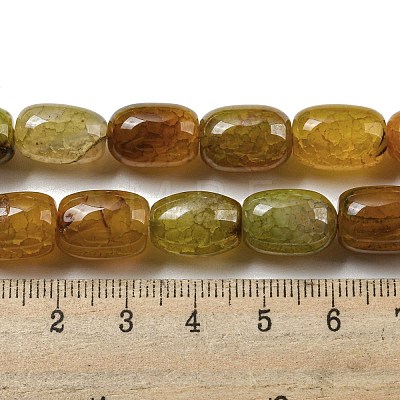 Natural Dragon Veins Agate Beads Strands G-A223-D11-01G-1