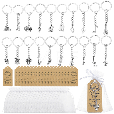 Alloy Musical Instruments Keychains KEYC-PH01622-1