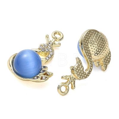Alloy Rhinestone Pendants FIND-D044-22G-02-1