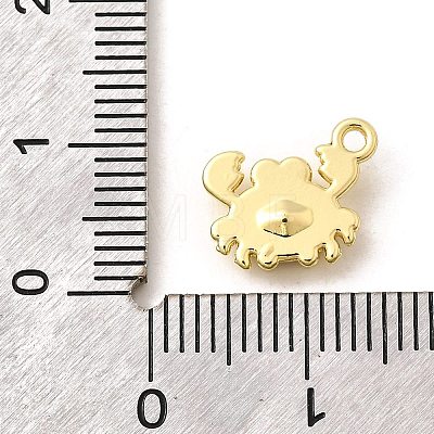 Alloy Rhinestone Pendants PALLOY-D330-02G-01B-1