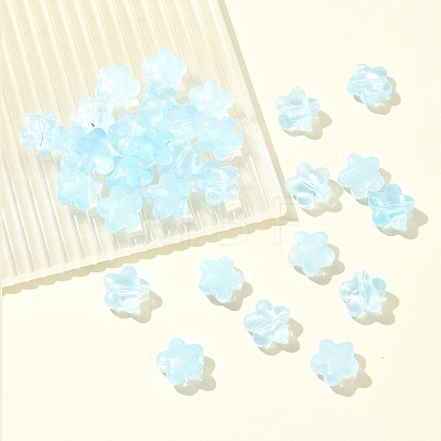 30Pcs Baking Paint Glass Beads GLAA-FS0001-99B-1