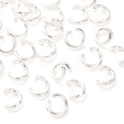 Brass Open Jump Rings KK-G604-08S-14-1