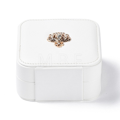 PU Imitation Leather Jewelry Organizer Box CON-P016-A03-1