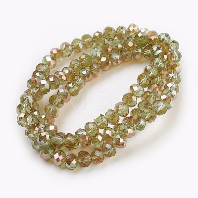 Electroplate Glass Beads Strands LS-GLAA-K027-HR-B03-1