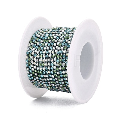 Iron Rhinestone Cup Chains CH-Q006-02A-03-1