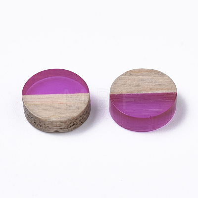 Resin & Wood Cabochons RESI-S358-70-H53-1