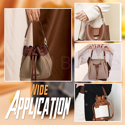 PU Imitation Leather Bag Handles FIND-WH0037-94G-03-1
