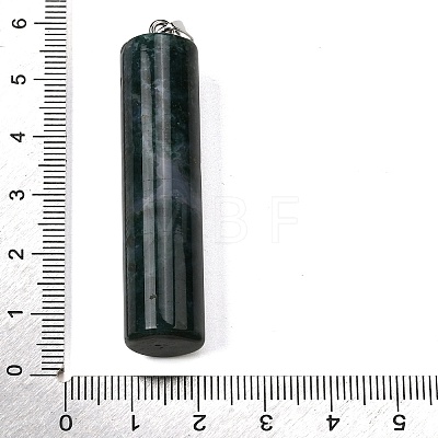 Natural Moss Agate Big Pendants G-F820-11C-1