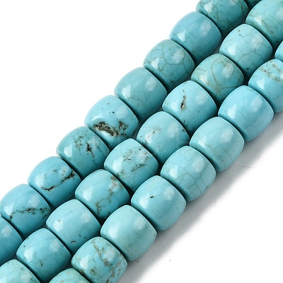 Natural Magnesite Beads Strands G-P598-C01-02A-1
