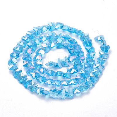 Electroplate Glass Beads EGLA-Q091-14mm-B11-1